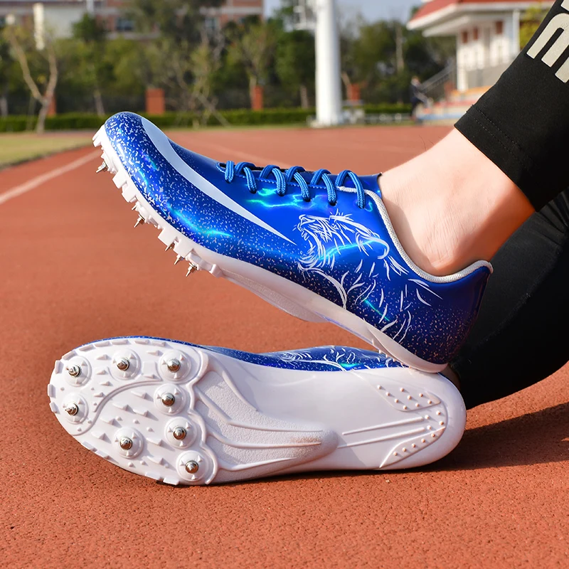 Track and Field Shoes Professional Men Women Running Training Shoes Spikes Student Competition Sprint Spikes Sneakers