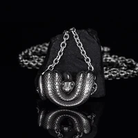 men vintage python pendant necklace stainless steel punk hip hop biker long snake necklace men women fashion jewelry wholesale