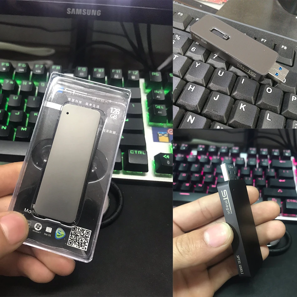Металлический SSD USB флеш-накопитель Stmagic SPT31 3 1 внешний твердотельный диск 128 ГБ 256