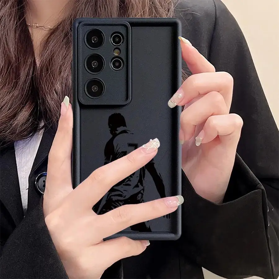 Телефонный чехол с номером футбола 7 10 для Samsung Galaxy A73 A72 A71 A54 A53 A52s A52 Φ A51 A55 A35 A25 A15 4G