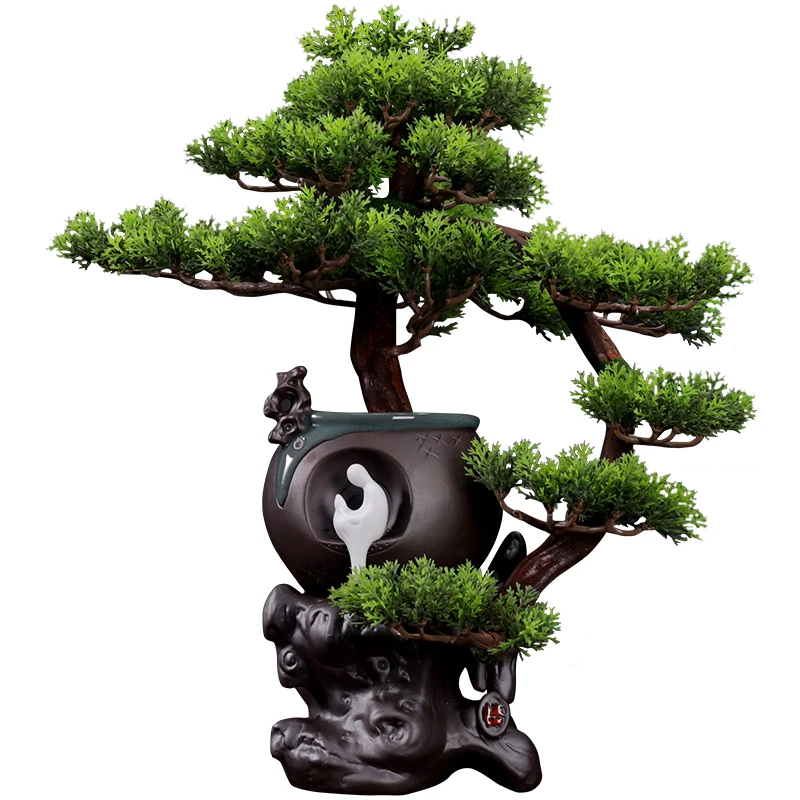 

YY комнатная зеленая настольная поддельная цветочная декорация для ТВ-кабинета