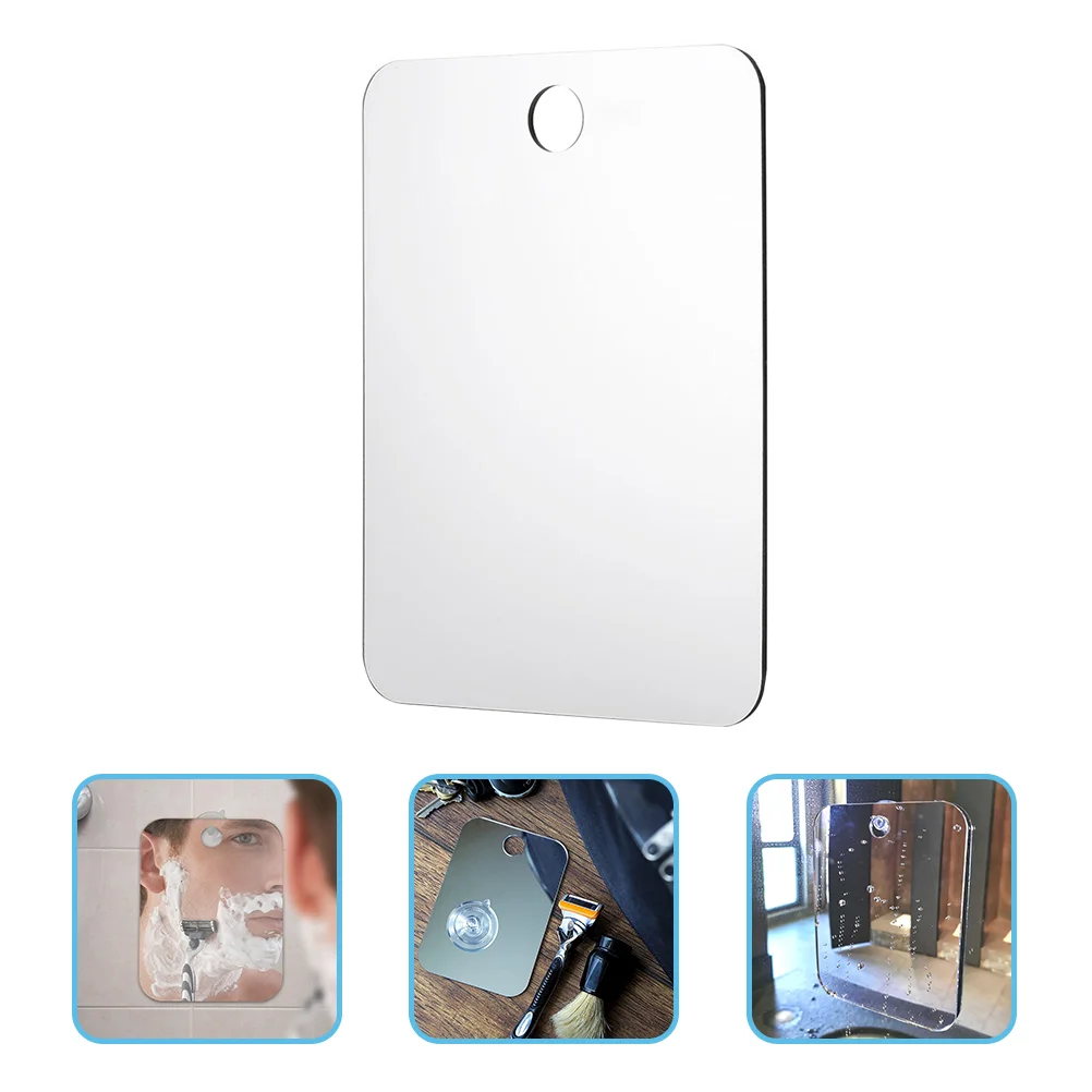 

Hanging Shaving Mirror Makeup Supplies Suction Cup Anti-fall Acrylic Anti-Fog Man