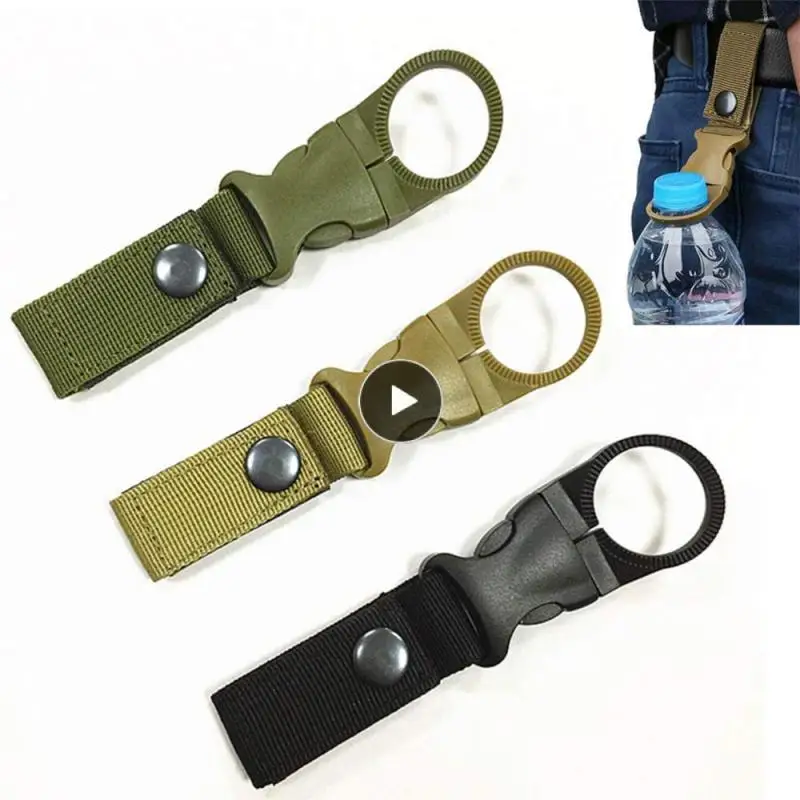 

Easy To Operate Belt Buckle Hiking Backpack Buckle Durable Multifunctional Water Bottle Buckle Camping Practical Cycling