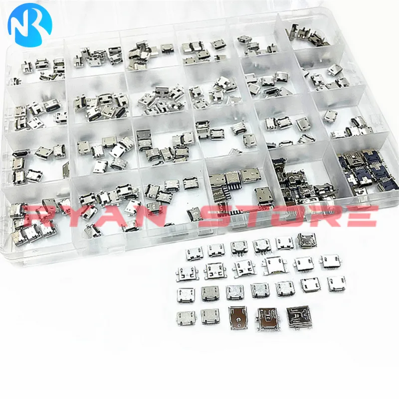 

Набор разъемов Micro USB 240 шт.