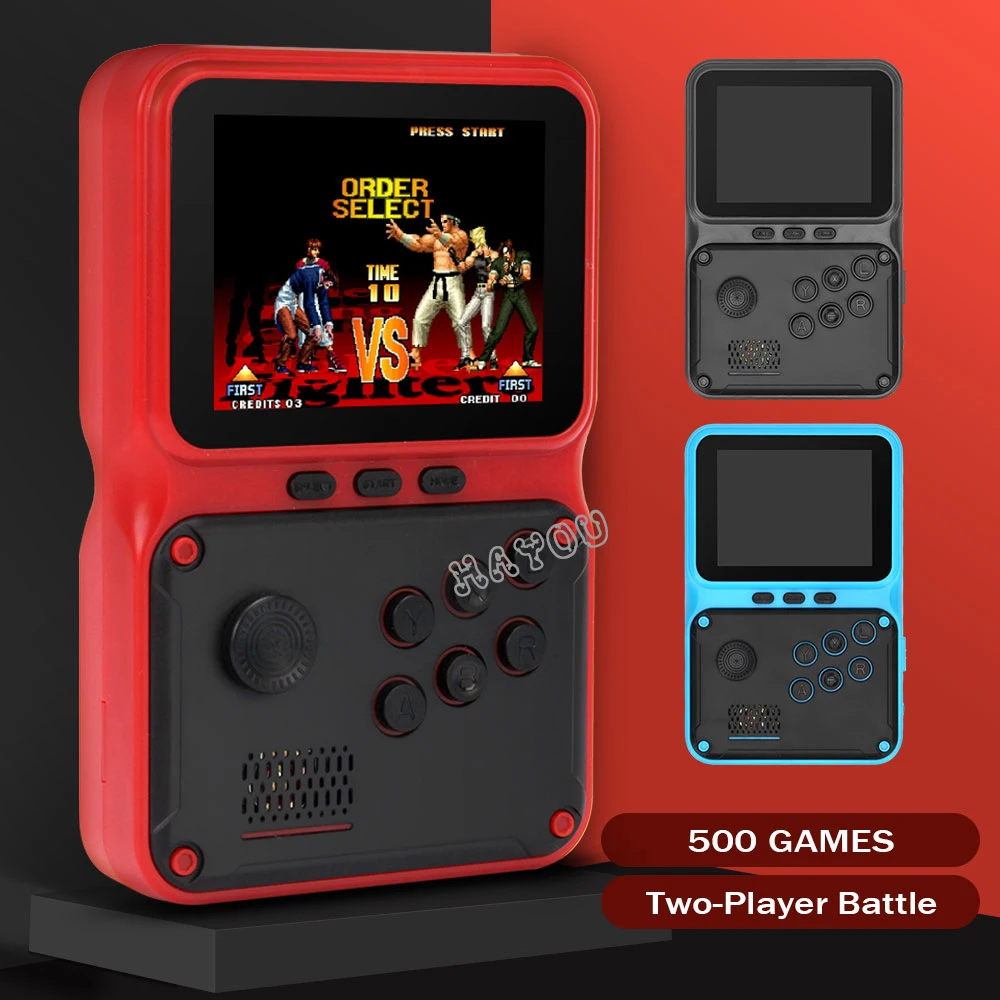 Консоль игровая портативная 3 дюйма HD 500 игр |
