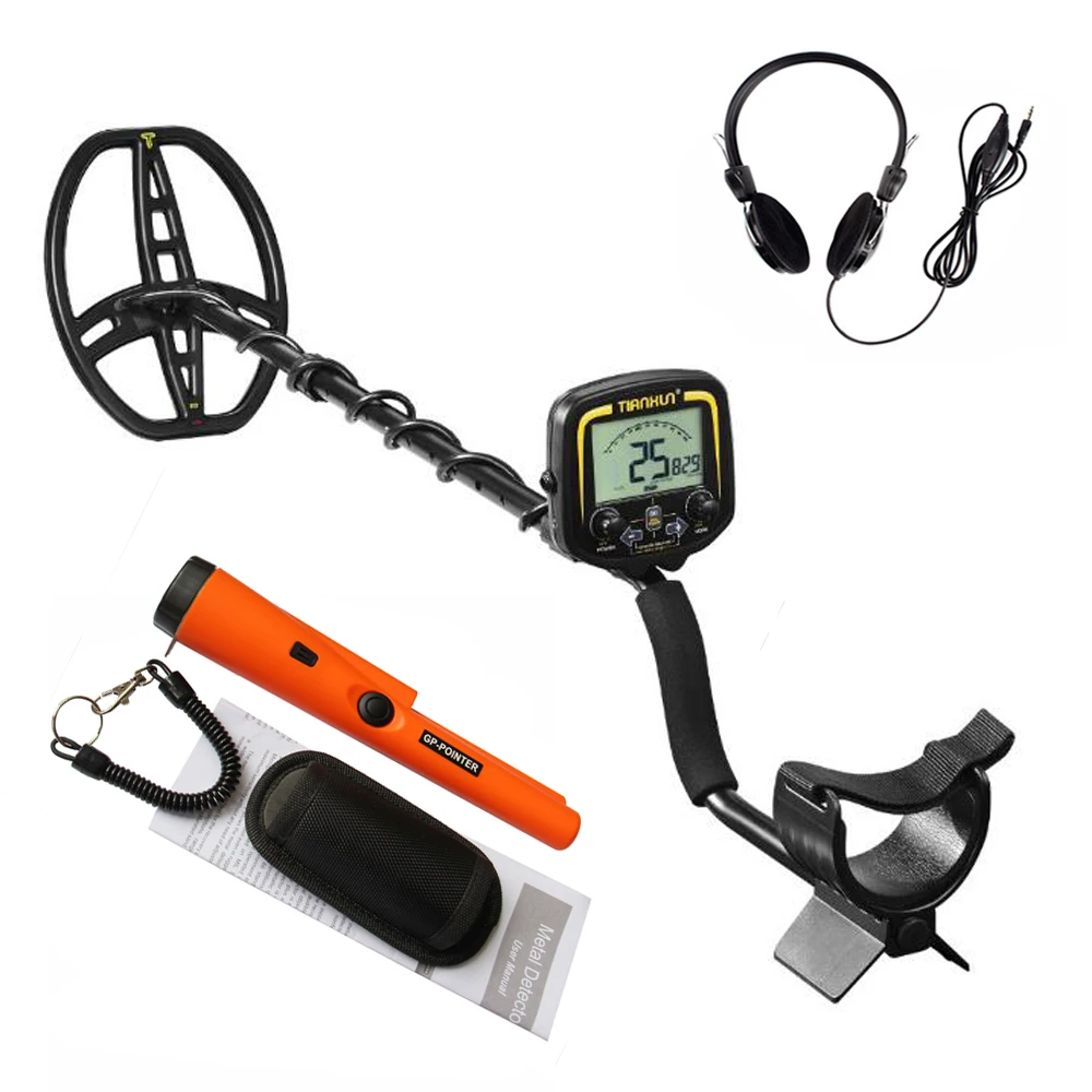 

TX-850 Pofessional Undergrdoun Metal Detector LCD Display Gold Digger,Treasure Hunter with 11inch High Sensitivity Search Coil