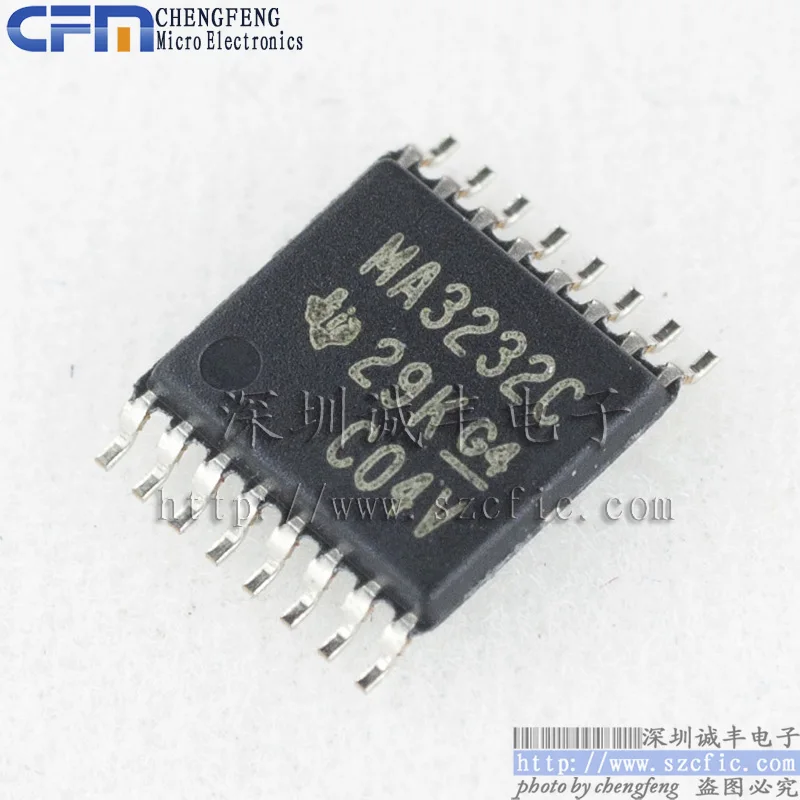 

5 шт. MAX3232CPWR MA3232C TSSOP RS232 Оригинальный Новый Быстрая доставка