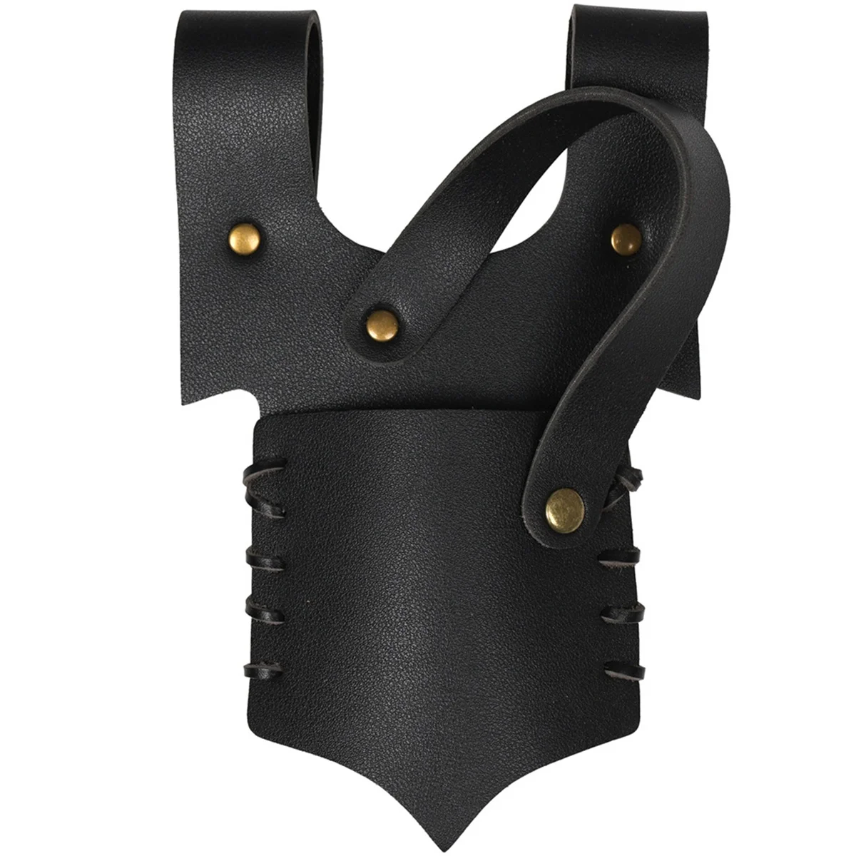 

Sword Katana Sheath Holster Medieval Men Larp Armor Pirate Accessory for Rapier Holder,Black