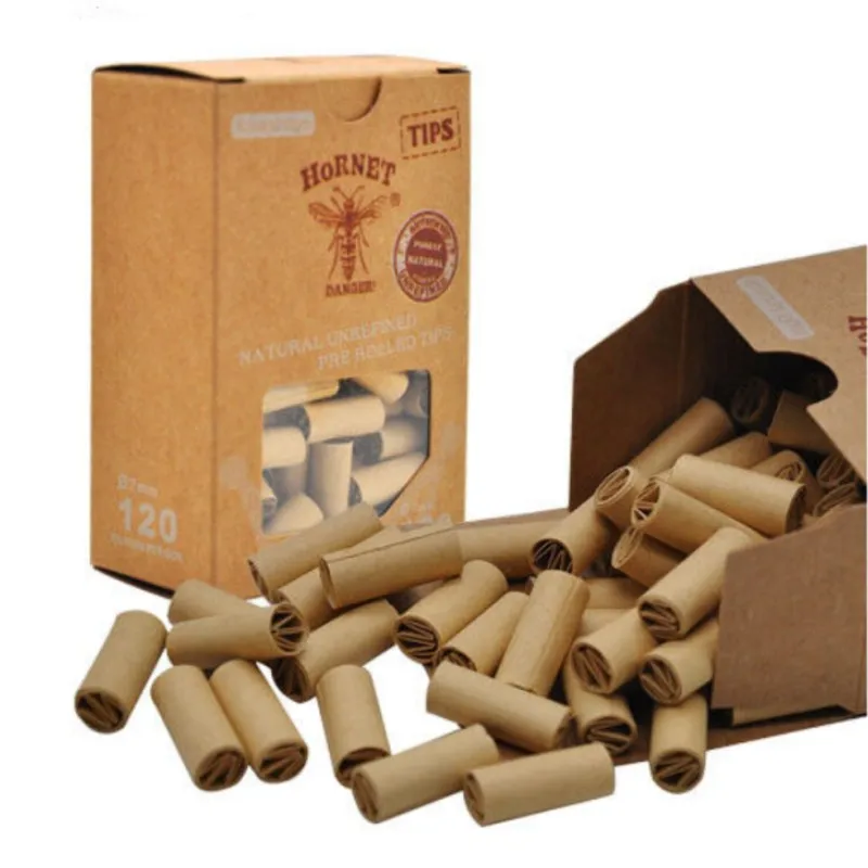 240 шт. 7 мм классические натуральные неочищенные предварительно свернутые