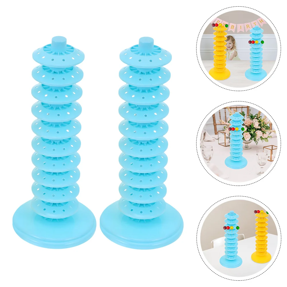 

2Pcs Tier For Kids Lollipop Stands Reusable Lollipop Stand Lollipop Display Holders for Lollipop Display Wedding Party