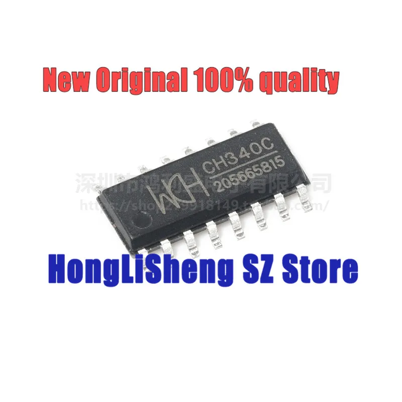 

10pcs/lot CH340C CH340 SOP16 Chipset 100% New&Original In Stock
