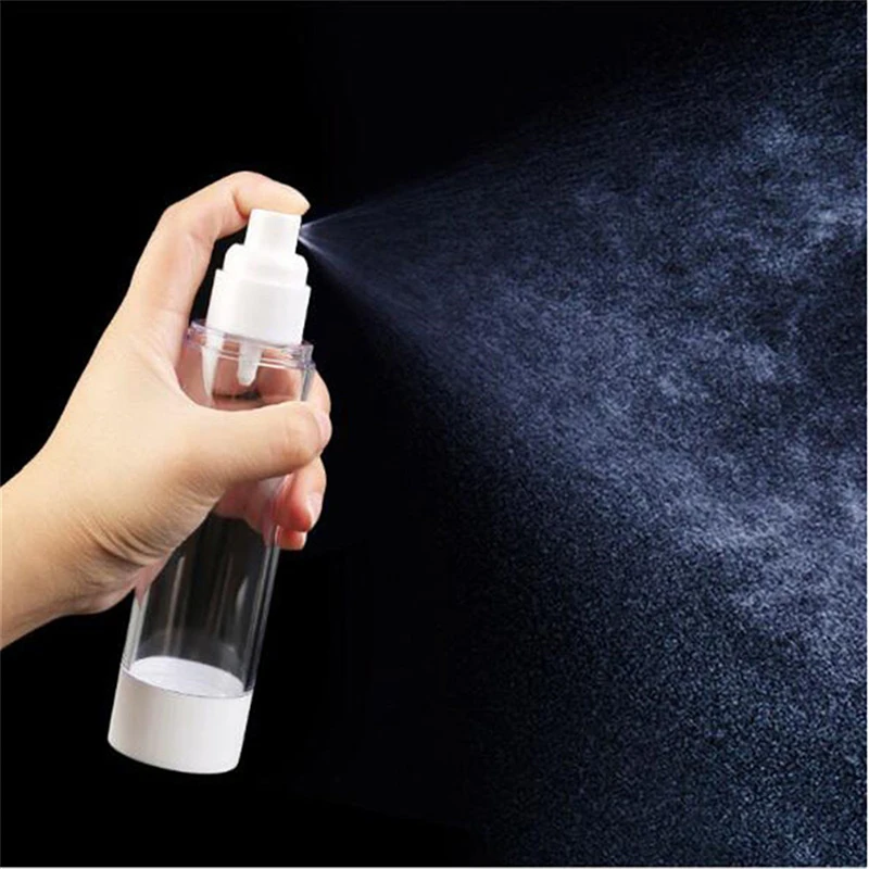 

1Pcs Transparent Empty Spray Bottles 15ml/30ml/50ml/80ml/100ml Plastic Mini Refillable Container Empty Cosmetic Containers