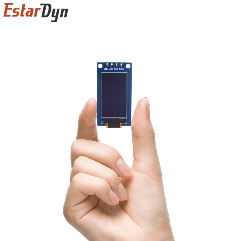 OLED-дисплей 0 96 дюйма 64 × 128 ЖК-модуль SSD1107 ЖК-дисплей OLED-модуль с вертикальным