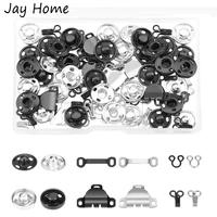 2style skirt hooks and eyes sewing hook clothing fixing tools with metal snaps buttons fasteners press studs clothing tools