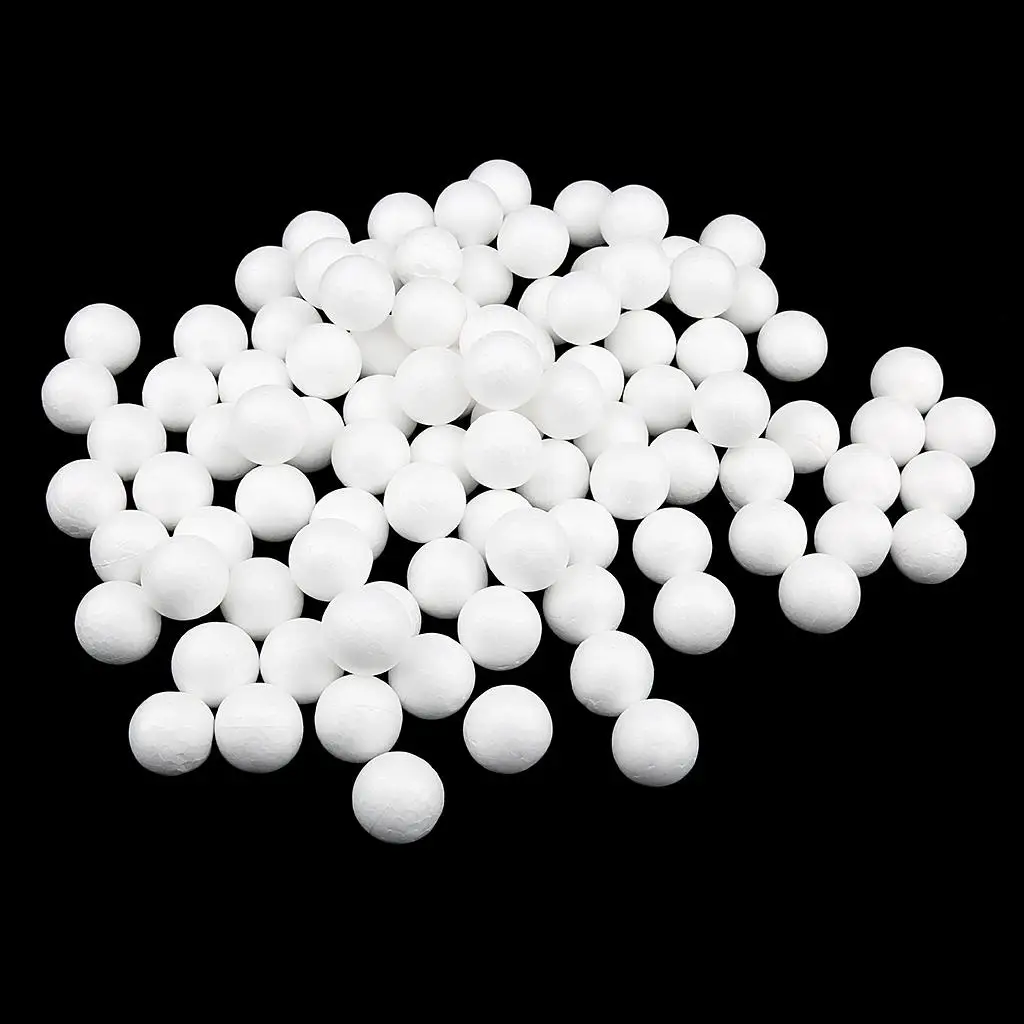 

100x Mini Foam Ball Polystyrene Foam Balls DIY Crafts 10/15/20/25/27mm