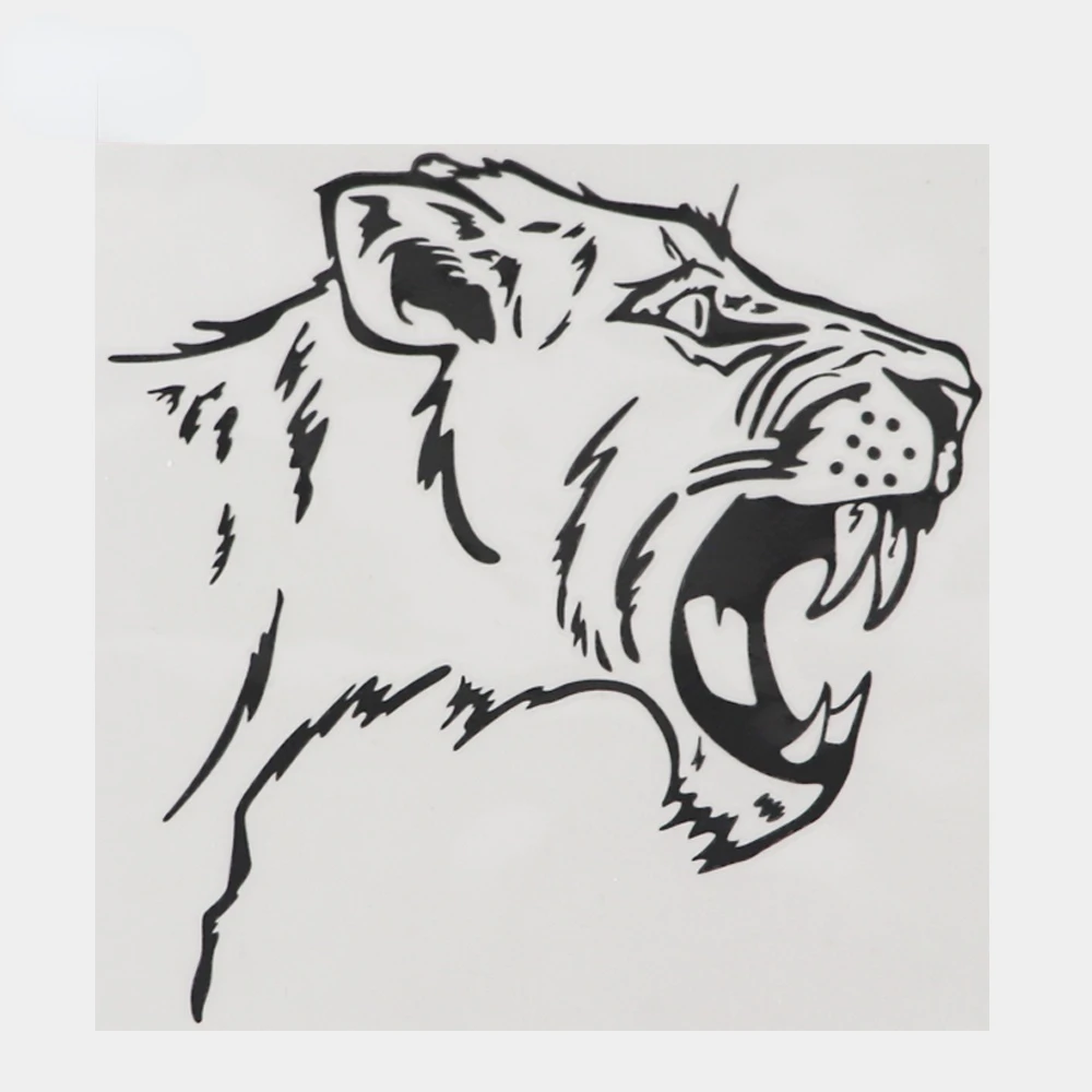 

Creativity Personality A lion with teeth and claws Decal Car Sticker Bumper 15.5CM×15.3CM