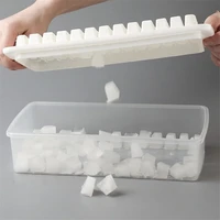 98 grids small ice cube mould box with lid scoop popsicle molds maker tray ice cream diy tool bar kitchen accessories