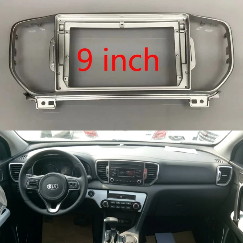 

Автомобильная радиоустановка, облицовка для Kia KX5 SPORTAGE 2016-2017, 9 ", 2DIN