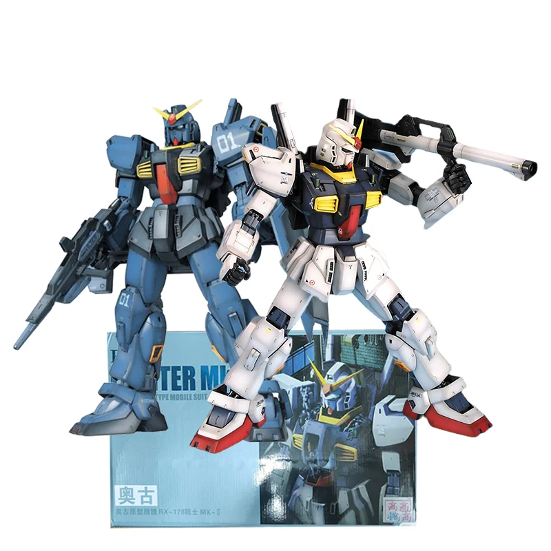 

Gaogao Gunpla Pg 1/60 Rx-178 Mk-Ii A.e.u.g. Mk2 Titans Assembly Model High Quality Collectible Robot Kits Models Kids Gift