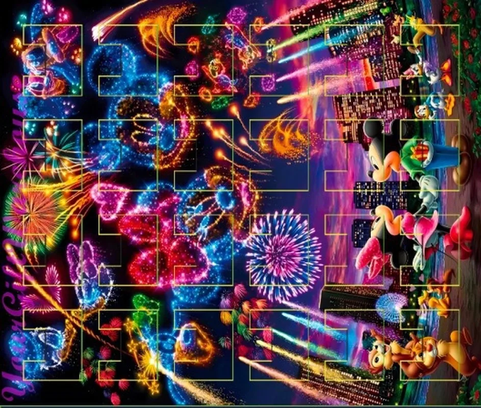 Новый Рождественский календарь с изображением Микки браслеты из Диснея обратным