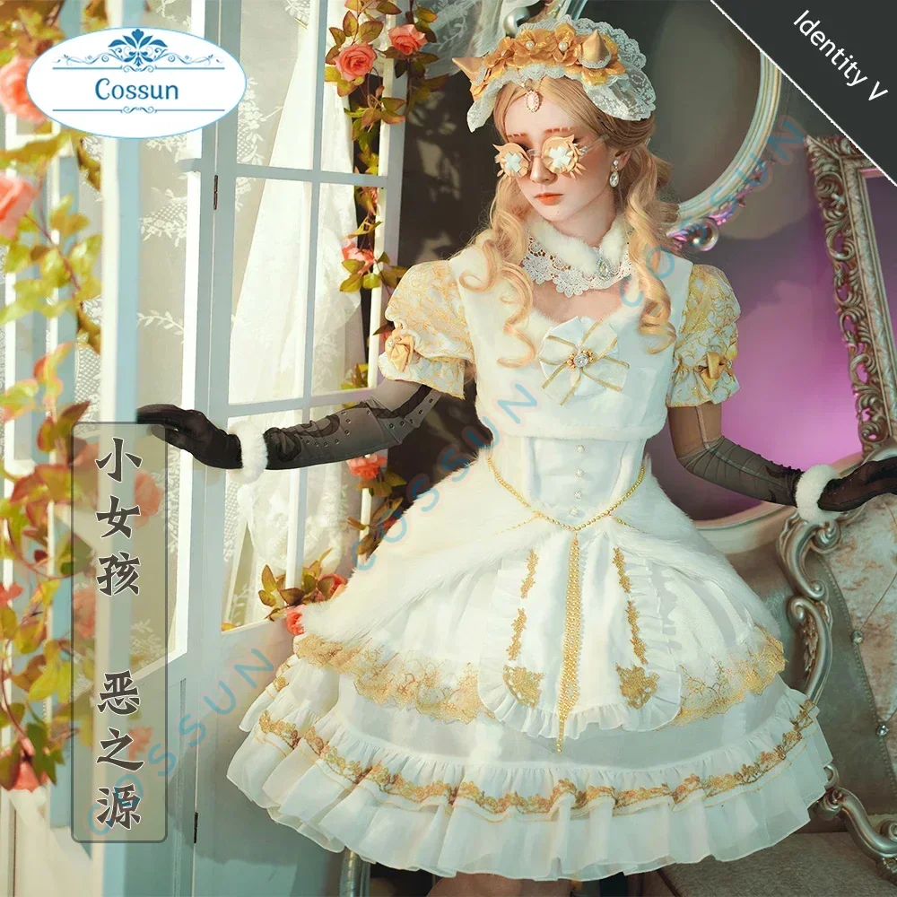 Костюм для косплея Game Identity V маленьких девочек костюм Алисы DeRoss Prime Evils милое