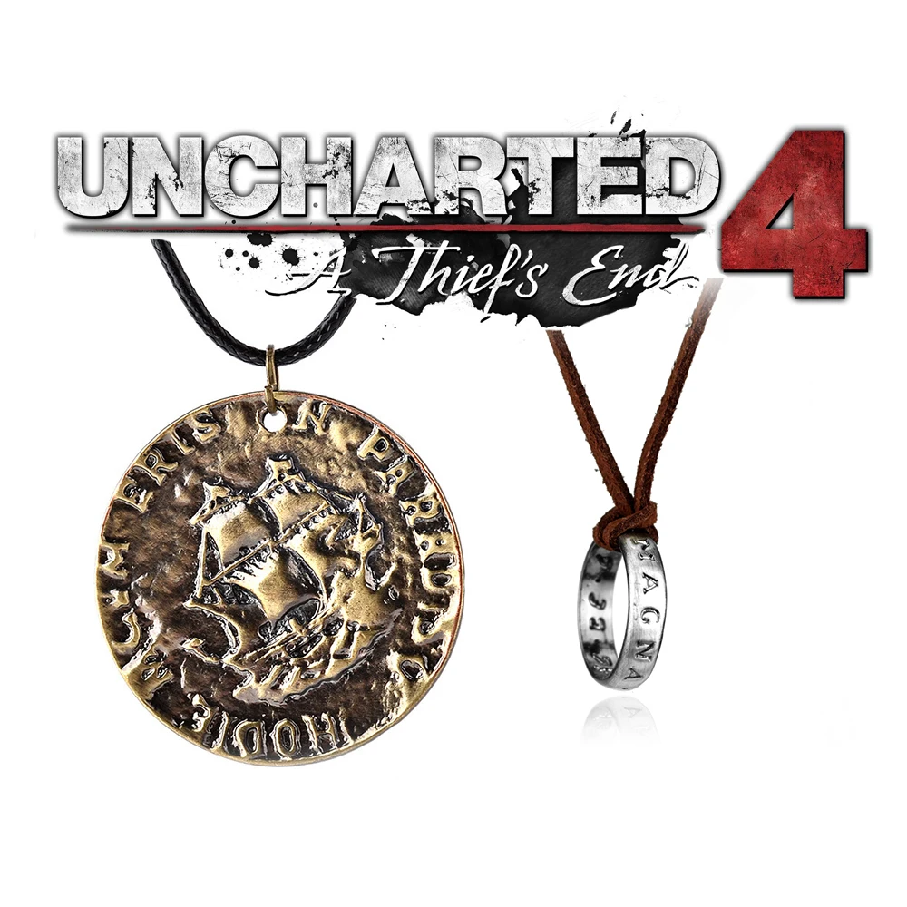 Неочаровательное ожерелье с подвеской в виде игры 4 конца вора Нейтан Дрейк