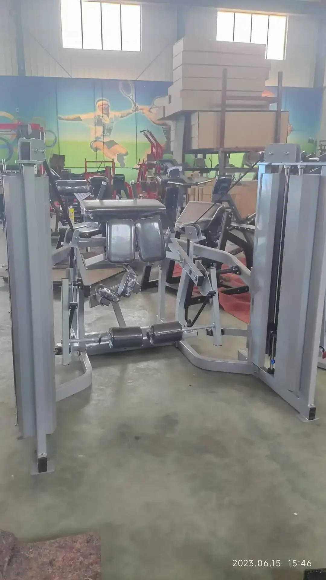 Машина для выбора нагрузки штифта тренажер фитнеса с поясницей на коленях и