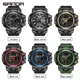 SANDA Brand Luxury Men's Watches 50M Waterproof Dual Display Sports Quartz Watch For Male Electronic Wristwatch Relogio Masculin Other Image