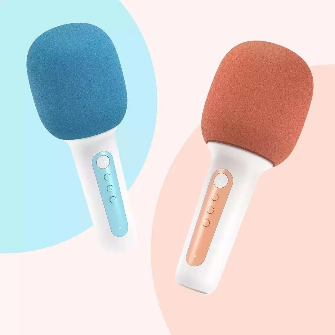 

2021 Xiaomi Bluetooth Integrated Karaoke Microphone Wireless Recording Suitable Handheld Type-C Mic For Family Gatherings Best