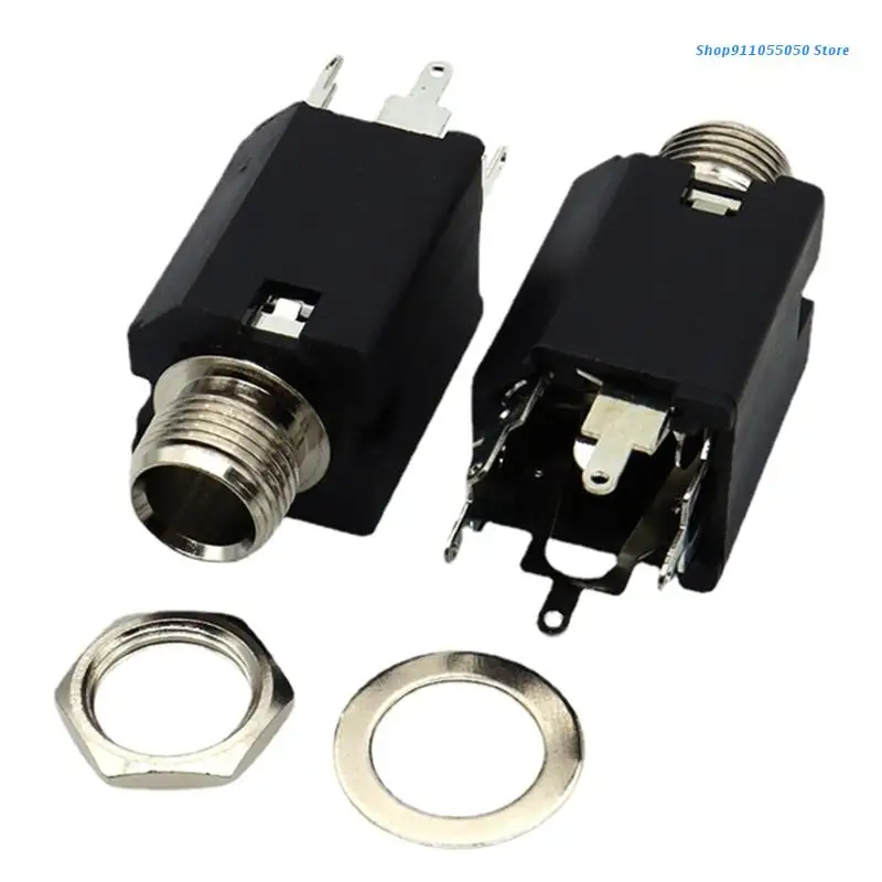 

C5AB 50V 0.5A（VA）Female Socket Mic 6.35MM and Video Socket 5-pin In-line