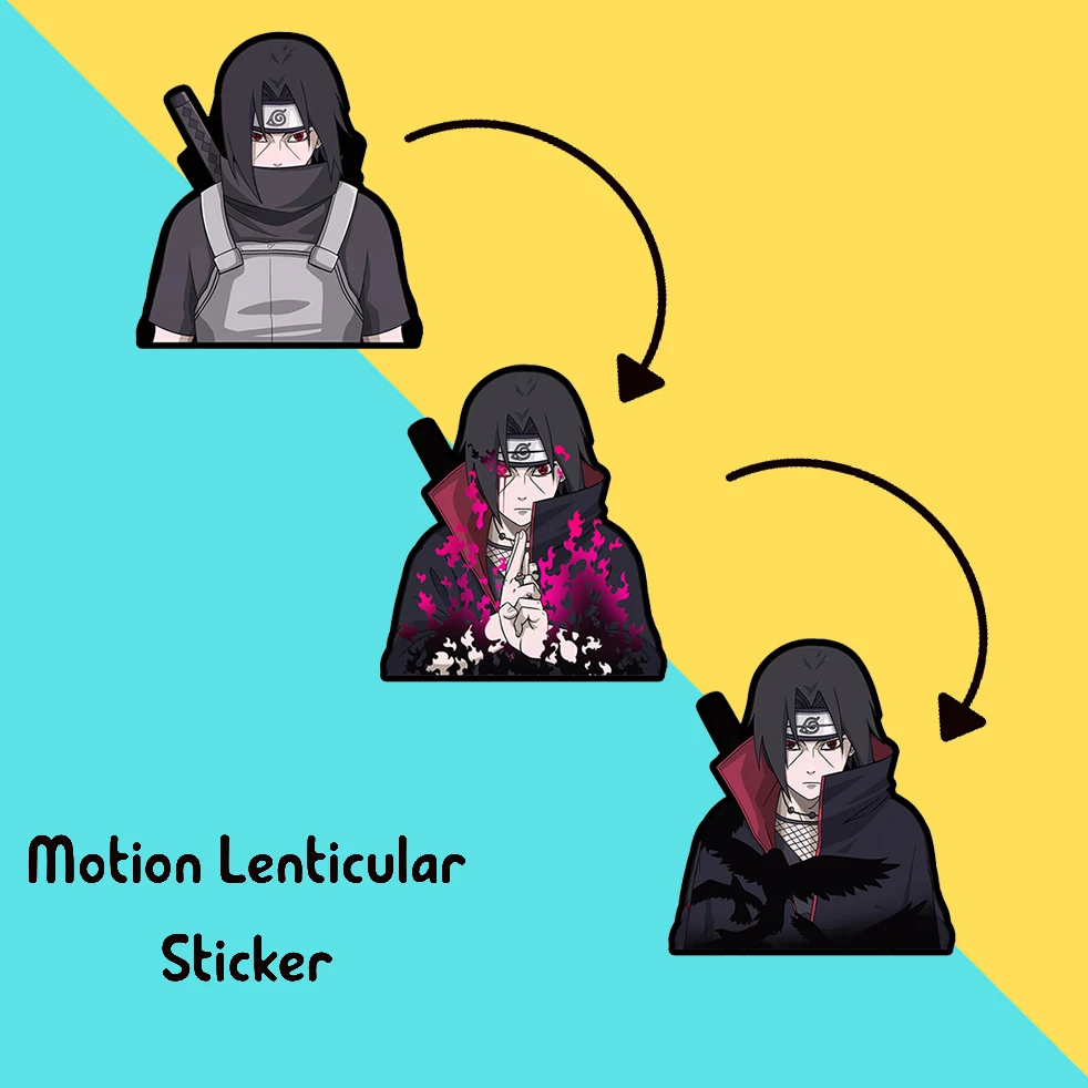 

Itachi Sticker Anime Motion Stickers Waterproof Decal