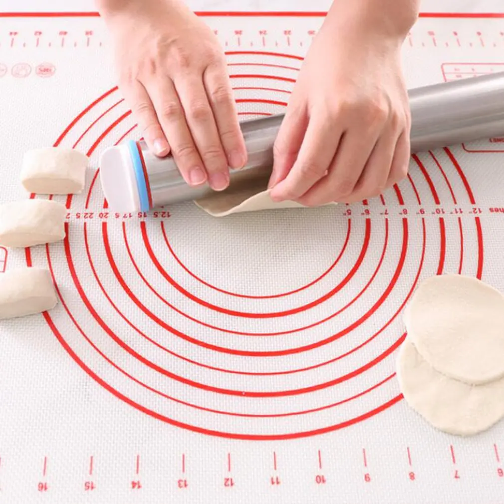 

Коврик для замеса теста, силиконовый коврик для раскатки теста, пиццы, не прилипает, 40x60 см