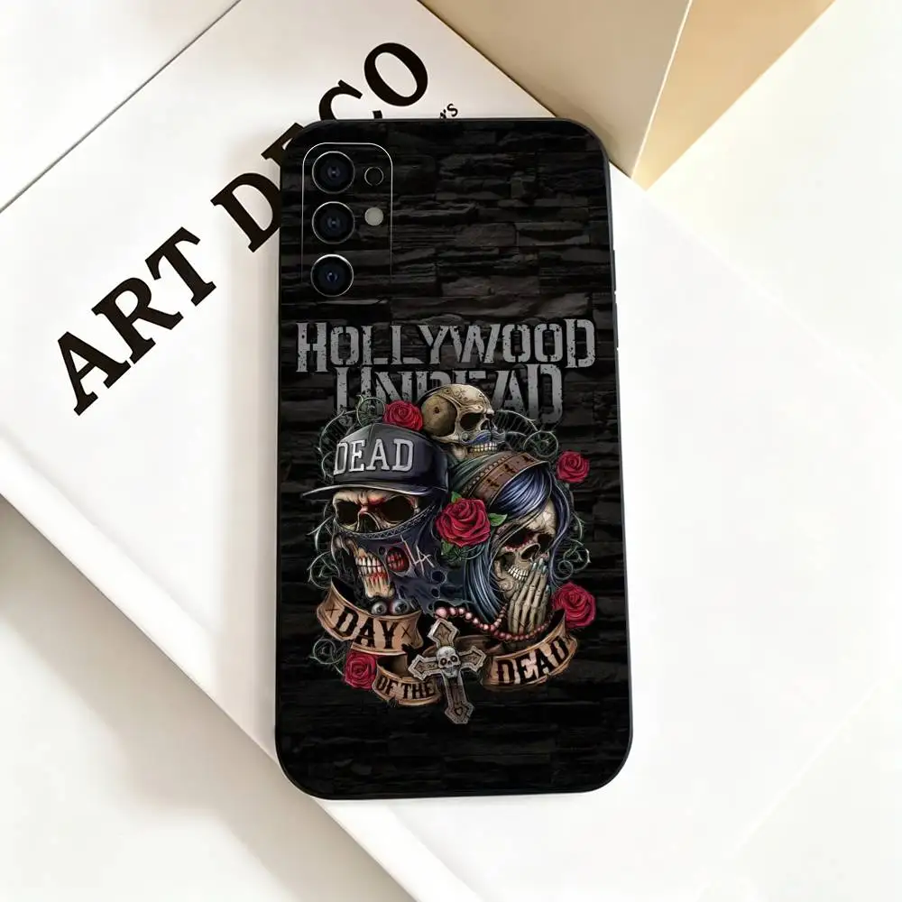 Фото Чехол для телефона H-Hollywood U-Undead Band, черный, силиконовый, мягкий, для Samsung S25, S24, S21, S22, S23, S30, Ultra, S20, Plus, Fe, Lite №5