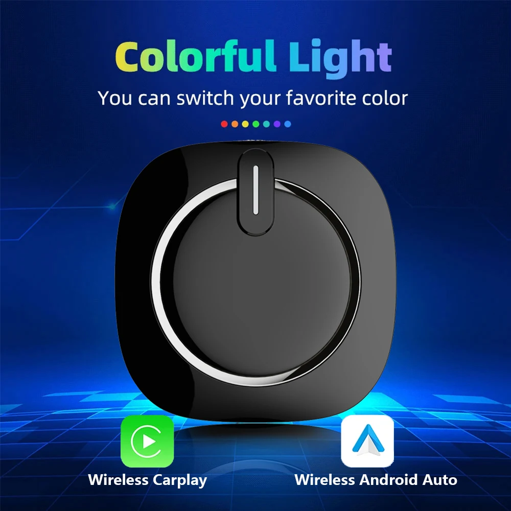Фото 3-в-1 Android 13 Беспроводной CarPlay Play Ai Box SM6225 Автомобильный USB WIFI адаптер для YouTube, Netflix, универсальная ТВ-приставка GT7S №1