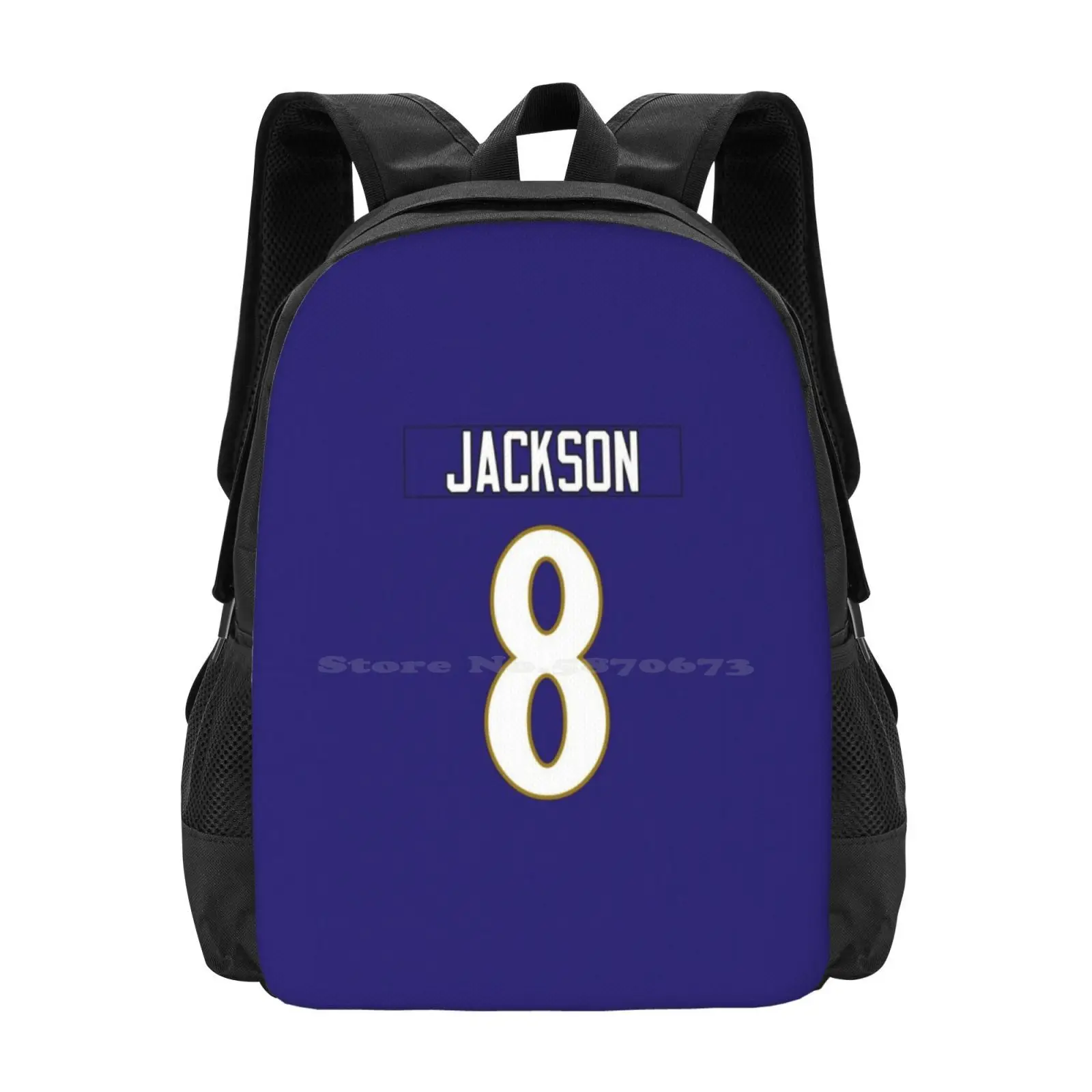 

Ravens Bag Backpack For Men Women Girls Teenage Lamar Jackson Baltimore Ravens Sports Football Cardinals Quarterback First