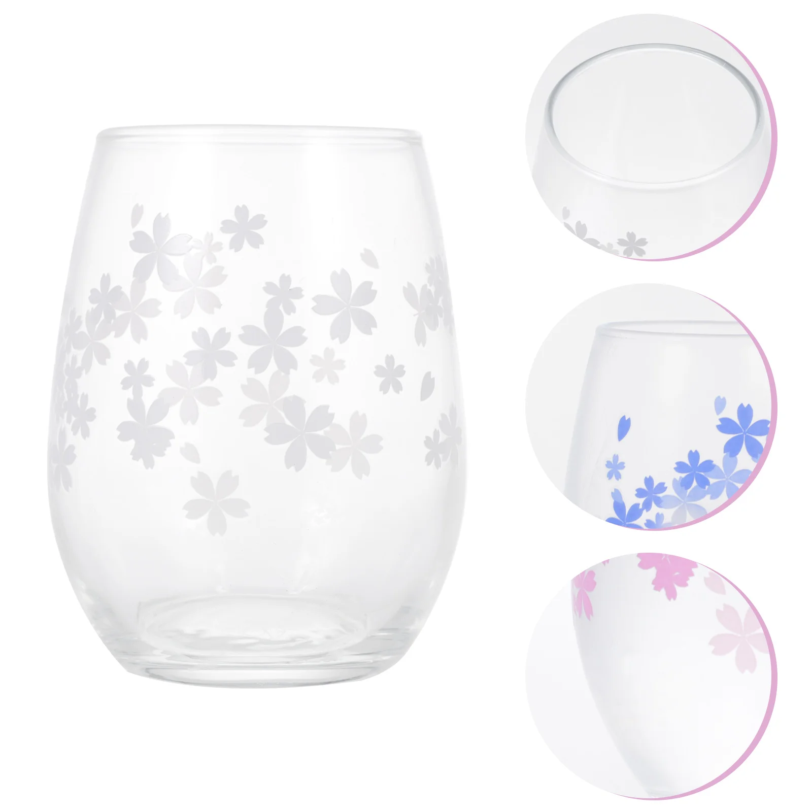 

1Pc Home Glass Cup Beer Drinking Cup Stylish Milk Cup 400ml