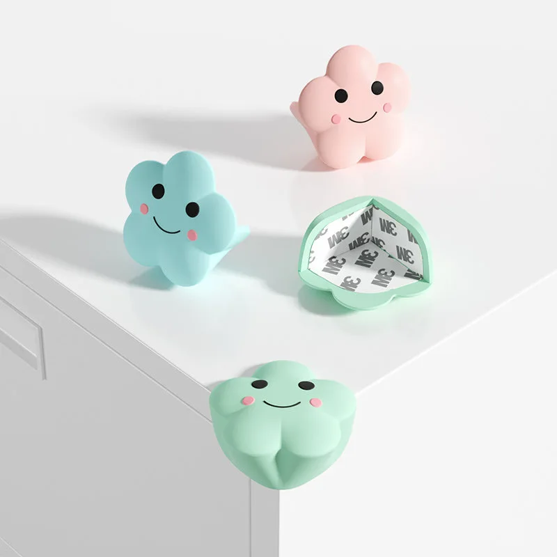 

Cloud Silicone Corner Guard Right Angle Table Anti-Collision Protective Angle Pointed Corner Bump Proof Covered Living Room Corn