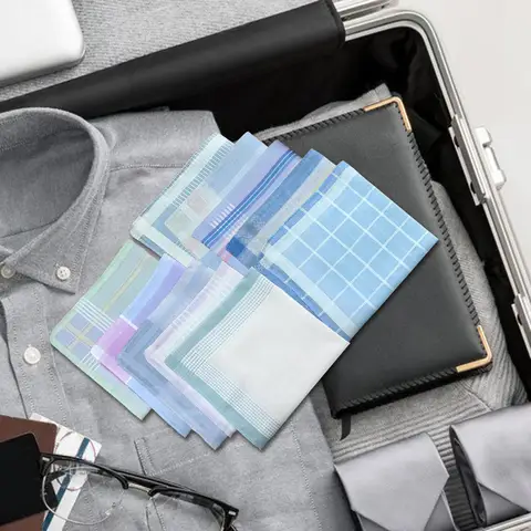 Phenovo хлопковые носовые платки для мужчин, 10 шт.