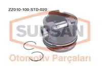 

ZZ010-100-STD-020 для поршня двигателя + сегмента CLIO II 1,5 DCI ENG. (K9712 718) MEGANE II. (K9724 728)