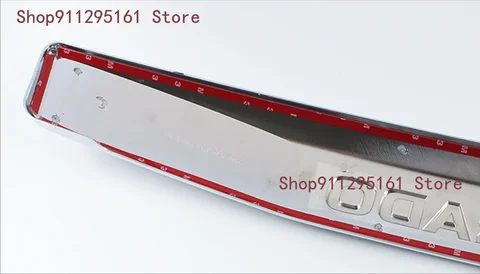 Автомобильные аксессуары, хромированное украшение из АБС-пластика для TOYOTA Land Cruiser Prado FJ150 2014-2019, накладка на заднюю дверь багажника