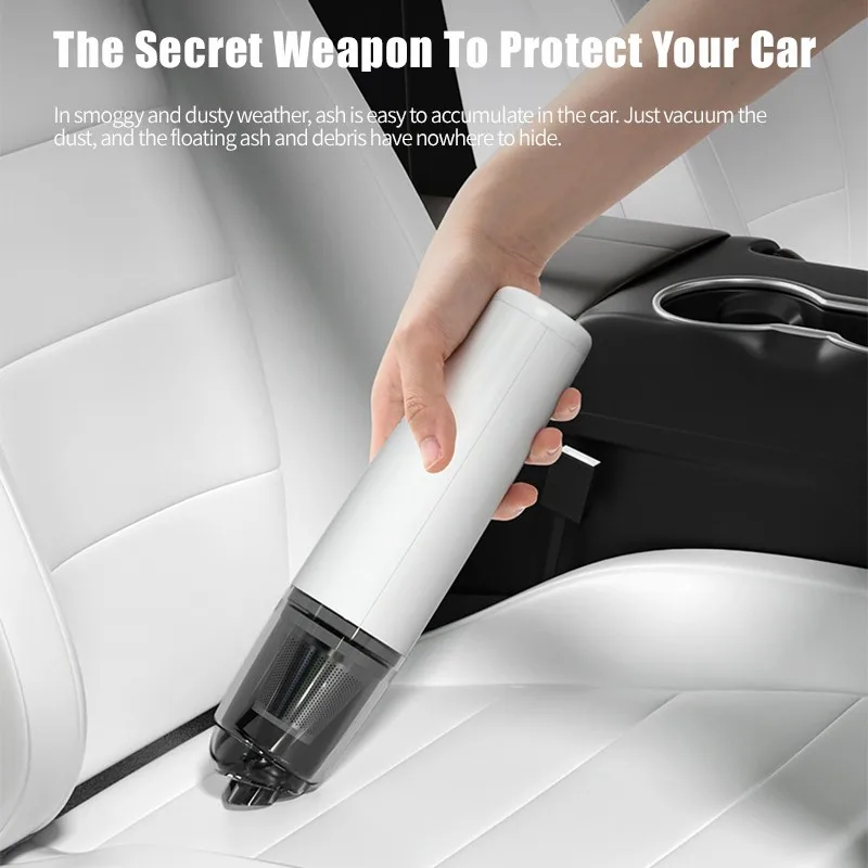 

New 4000Pa Car Vacuum Cleaner Wireless Mini Car Cleaning Handheld Vacum Cleane 1200mAh Portable Vacuum Cleaner Strong Suction