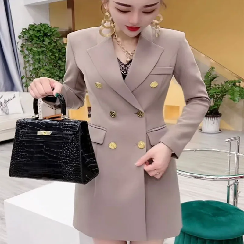 

High sense suit skirt women's elegant dress designed for women in 2022 medium length luxury designer spring new wedding guest wo