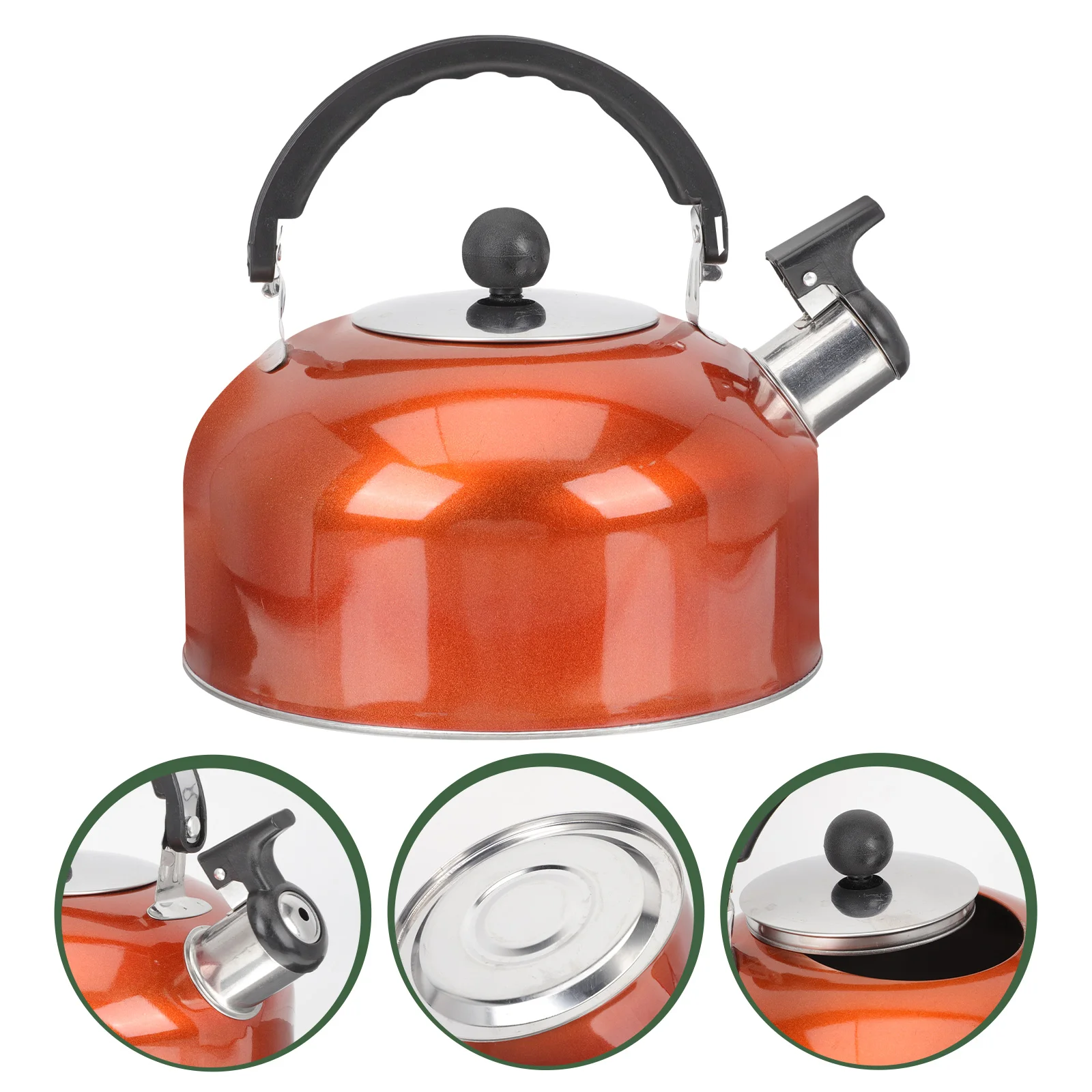 

Kettle Whistling Tea Water Stovetop Teapot Stove Stainless Steel Pot Boiling Teakettle Coffee Gas Whistle Kettles Heating Pots