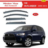 for mitsubishi outlander 2006 2020 plastic window visor vent shades sun rain deflector guard