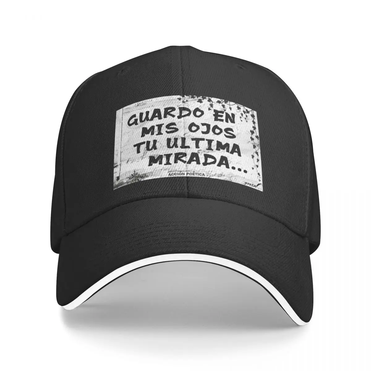 

TOOL Band Baseball Hat For Men Women Guardo En Mis Ojos Tu Ultima Mirada... (b&w Over Black Background) Visor Fishing Caps