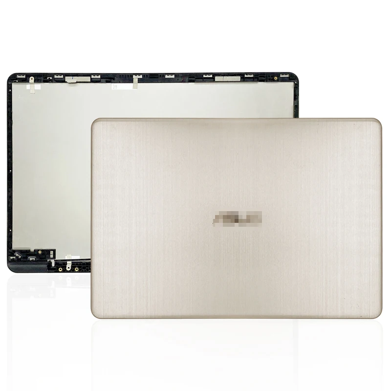 

Новинка 95%, оригинальная металлическая задняя крышка для ноутбука ASUS X406, X406U, 13N1-2PA0211, задняя крышка для ноутбука, Золотая крышка