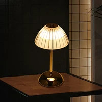 new led crystal table lamp bedroom bedside restaurant lamp bar cafe hotel creative touch usb charging atmosphere desk lamp