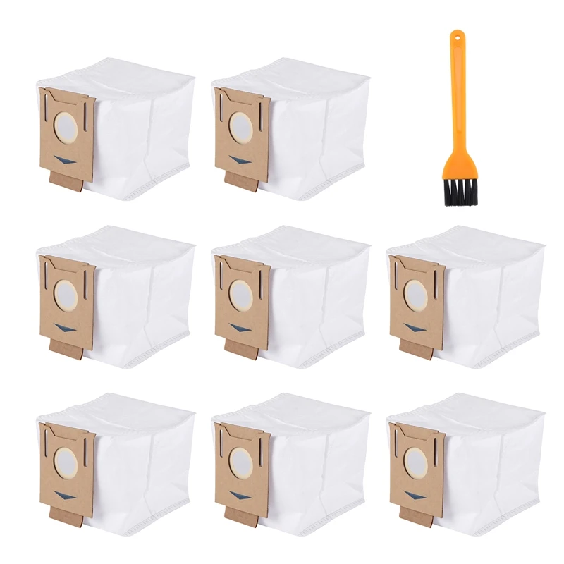 

8 Pack Dust Vacuum Bags 2.5L For Ecovacs DEEBOT OZMO T8 AIVI T8 Max T8 Series T9 Series N8 Pro Plus N8 Pro Robot Vacuum