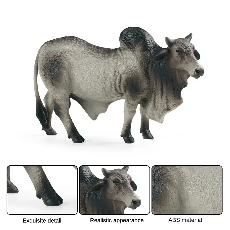 Bos Indicus модель животного креативные настольные украшения коллекция украшений