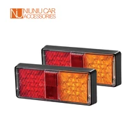 2pcs e4 adr approved truck combination led lights lamp tail turn signal stop brake submersible boat trailer parts